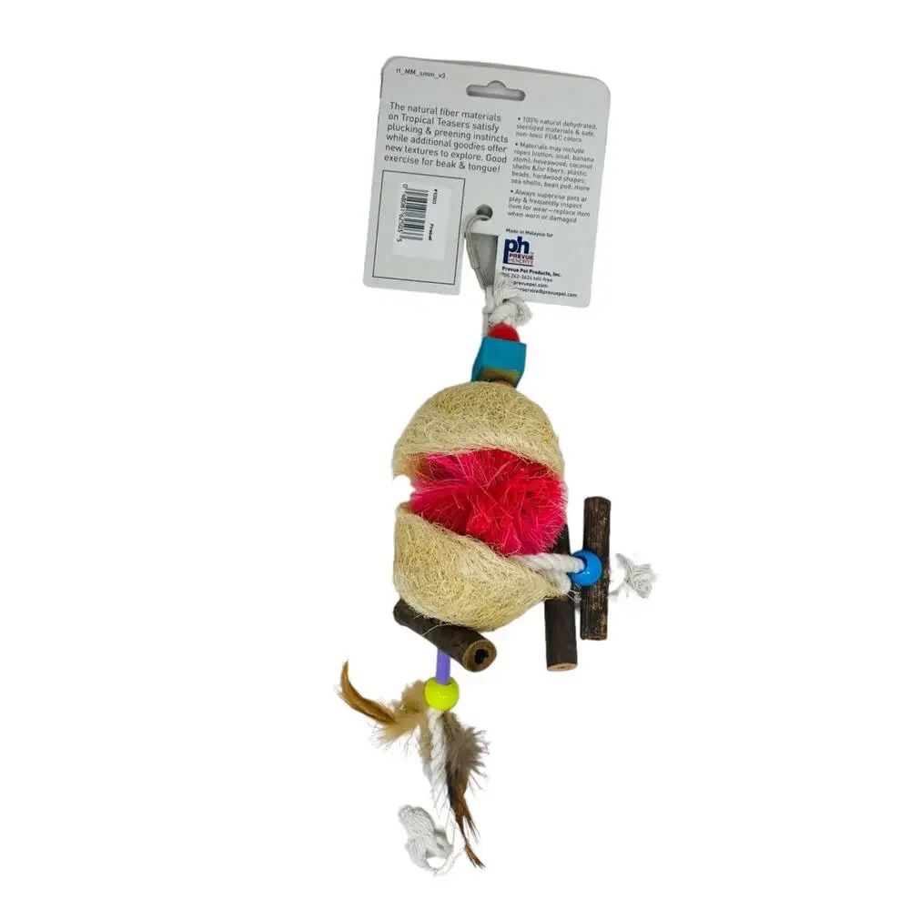 Tropical Teasers Fireball Bird Toy by Prevue Pet for Small and Medium Birds